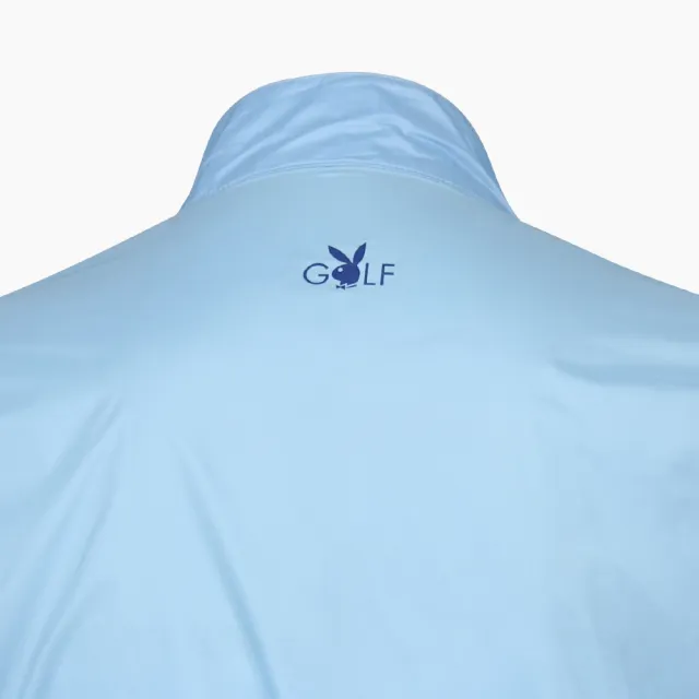 【PLAYBOY GOLF】男款經典LOGO高爾夫薄外套-淺藍(GOLF/AC19102-55)