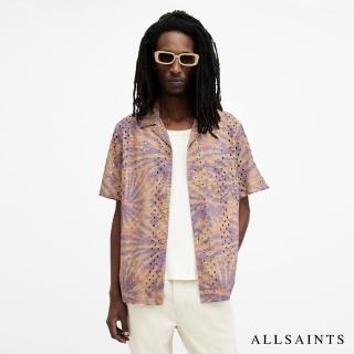 【ALLSAINTS】YUCCA 刺繡夏威夷印花襯衫 MS502Z(舒適版型)