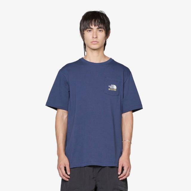 【The North Face】北臉 上衣 男款 短袖上衣 運動 U THE NORTH FACE 1966 POCKET SS TEE 藍 ☆NF0A88G48K2