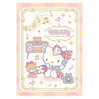 【HUNDRED PICTURES 百耘圖】Hello Kitty-復古音樂系列-黑膠樂曲拼圖108片(三麗鷗)
