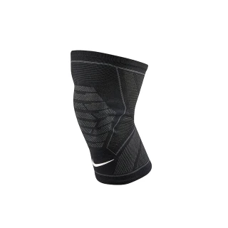 【NIKE 耐吉】Pro Knitted 黑色 運動 訓練 支撐 壓力 彈性 吸濕 透氣 護膝套 N1000669031