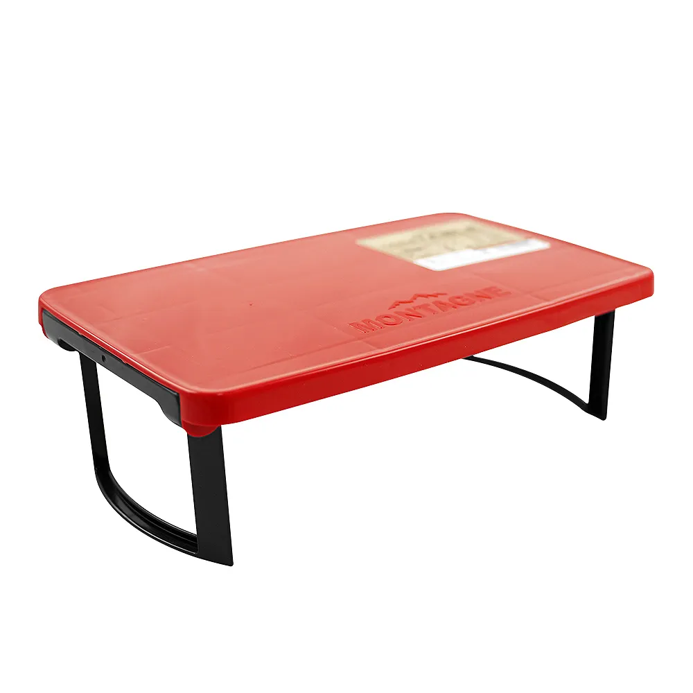 【GOOD LIFE 品好生活】日本製 迷你露營野餐28.4x17.5cm摺疊桌（紅）(日本直送 均一價)