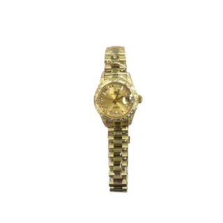 【ROSDENTON 勞斯丹頓】公司貨R1 全金晶鑽鑽機械女腕錶-錶徑25mm(97628MGA-B4)