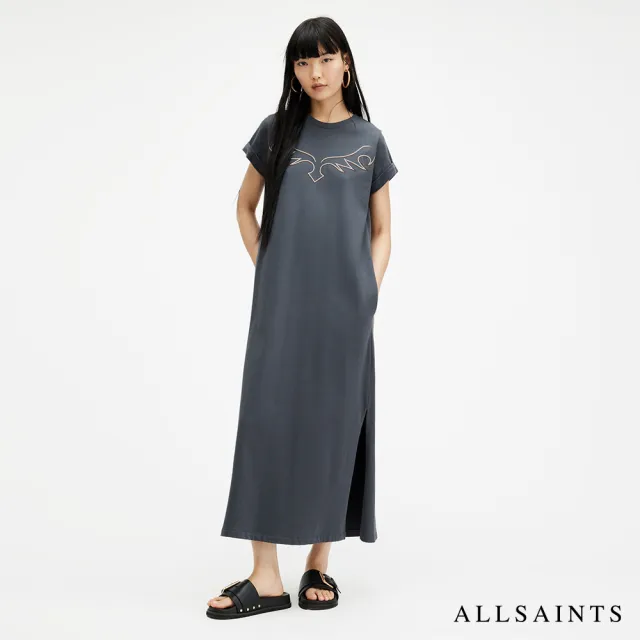 【ALLSAINTS】RANDAL 純棉T恤洋裝 W209DA(舒適版型)