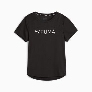 【PUMA】上衣 女款 短袖上衣 運動 ULTRABREATHE LOGO 歐規 黑 52384456