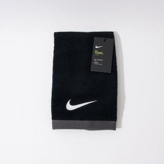 【NIKE 耐吉】FUNDAMENTAL TOWEL 運動毛巾 黑色 運動 吸汗 純棉 毛巾 NET1701-0MD