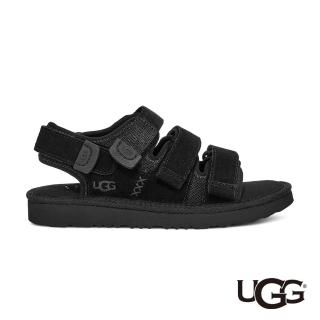 【UGG】童鞋/涼鞋/厚底鞋/真皮涼鞋/Goldencoast Multistrap(黑色-UG1152816KBLK)