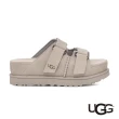 【UGG】女鞋/拖鞋/厚底涼鞋/真皮拖鞋/Goldenstar Hi Slide(海豹灰-UG1155458SEL)