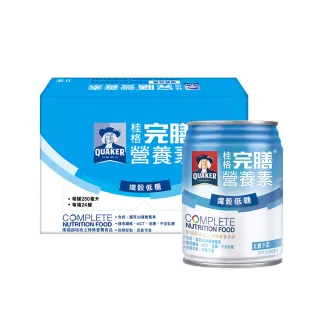 即期品【桂格完膳】完膳營養素纖穀低糖口味250ml*24入