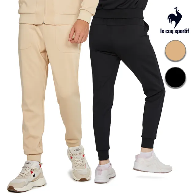【LE COQ SPORTIF 公雞】休閒經典針織長褲 男女款-2色-LWT81872_LWT82872