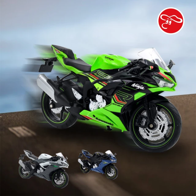 【瑪琍歐】1:12 Ninja ZX-6R合金摩托車/644106(Kawasaki 原廠授權)