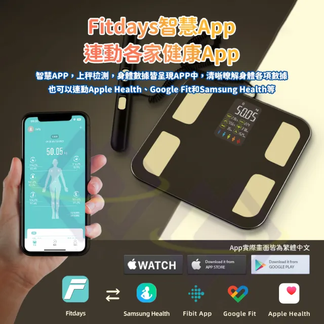 【禾統】八電極智慧體脂計Plus(體脂計 藍芽體脂計 八電極體脂計 體測儀 體脂測量儀)