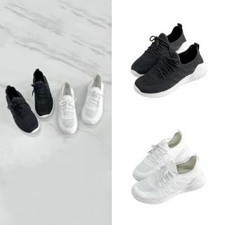 【FUFA Shoes 富發牌】超輕量美型男女休閒鞋-黑/白 1AL015/2AL015(休閒鞋/運動鞋/健走鞋/慢跑鞋)