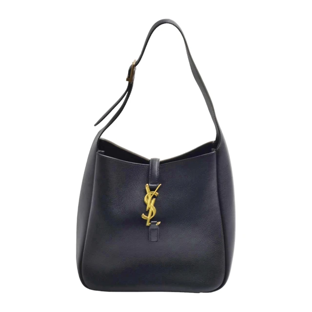 YSL 經典GABY系列菱格紋絎縫小羊皮金色金屬LOGO斜背