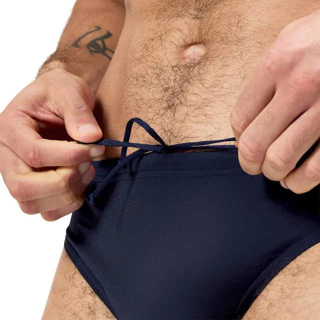 【SPEEDO】男 運動三角泳褲 Eco Endurance+(海軍藍)