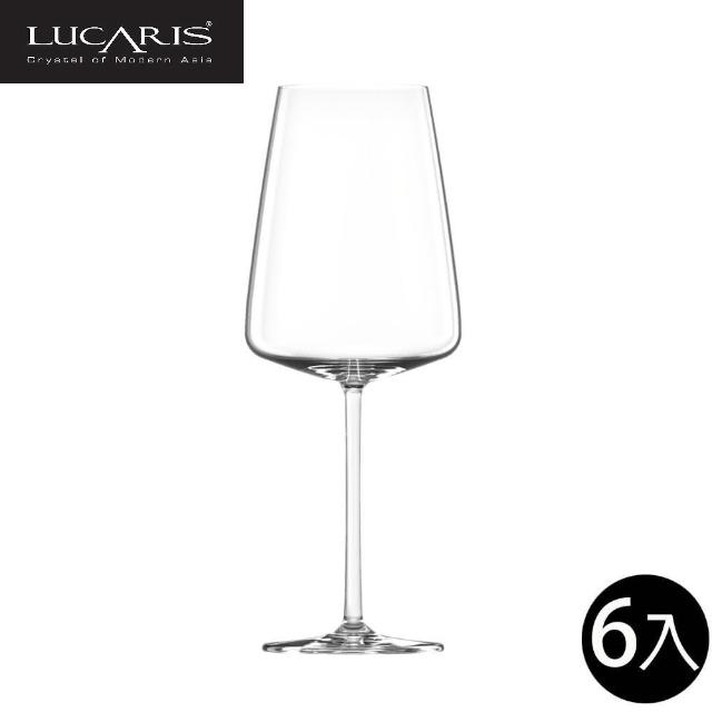 【LUCARIS】無鉛水晶波爾多紅酒杯 770ml 6入組 Muse系列(紅酒杯 波爾多 大紅酒杯 無鉛水晶玻璃)