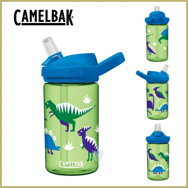 【Camelbak】400ml eddy+ 兒童吸管運動水瓶 雙入組(兒童水壺 安全材質)