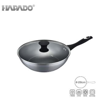 【瑞士HAPADO】超輕量系列-不沾平底炒鍋28cm(HAP-28PW)