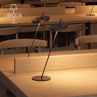 【義大利UBIQUA】Torus Desk 摩登都市USB充電式閱讀桌燈-多色可選(可調角度燈具/觸控檯燈/USB檯燈)