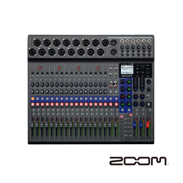 【ZOOM】Livetrak L-20 數位混音機 錄音介面(公司貨)