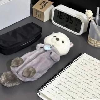 【JEN】可愛造型絨毛動物文具筆袋
