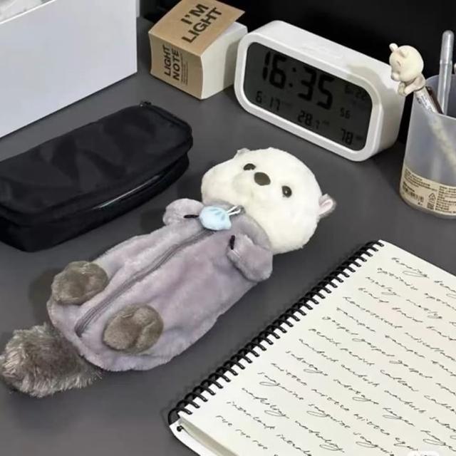 【JEN】可愛造型絨毛動物文具筆袋