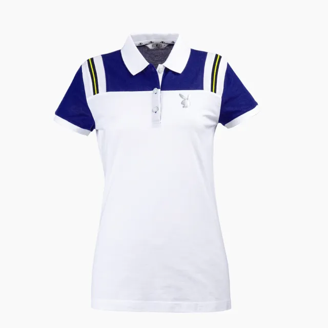 【PLAYBOY GOLF】女款經典百搭高爾夫短袖POLO衫-多款(GOLF/高爾夫球衫)