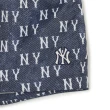 【MLB】仿丹寧短褲 Monogram系列 紐約洋基隊(3ASMM0243-50NYS)