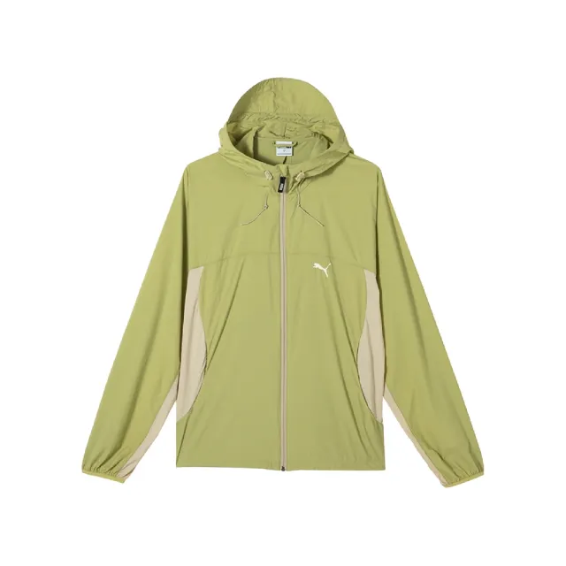 【PUMA】外套 Urban Cool UV Jacket 男款 綠 抗UV 輕量 寬鬆 連帽外套 瘦子款(628370-89)