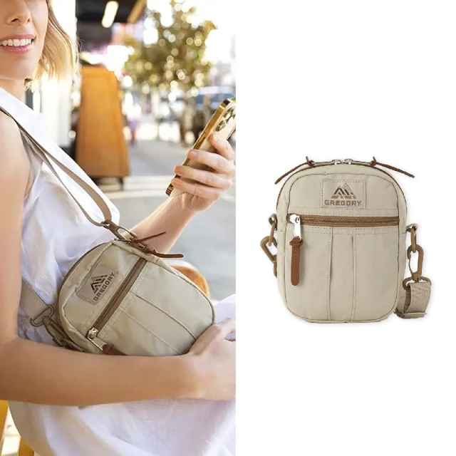 Gregory 斜背包 2L QUICK POCKET Shoulder Bag 漠沙色 可調背帶 扣環 隨行包(65459D434)