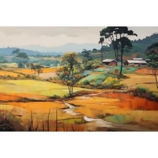 【LAVOD藝廊】70X100cm 高畫質微噴油畫系列(無框畫/藝術掛畫/臥房掛畫/客廳掛畫)