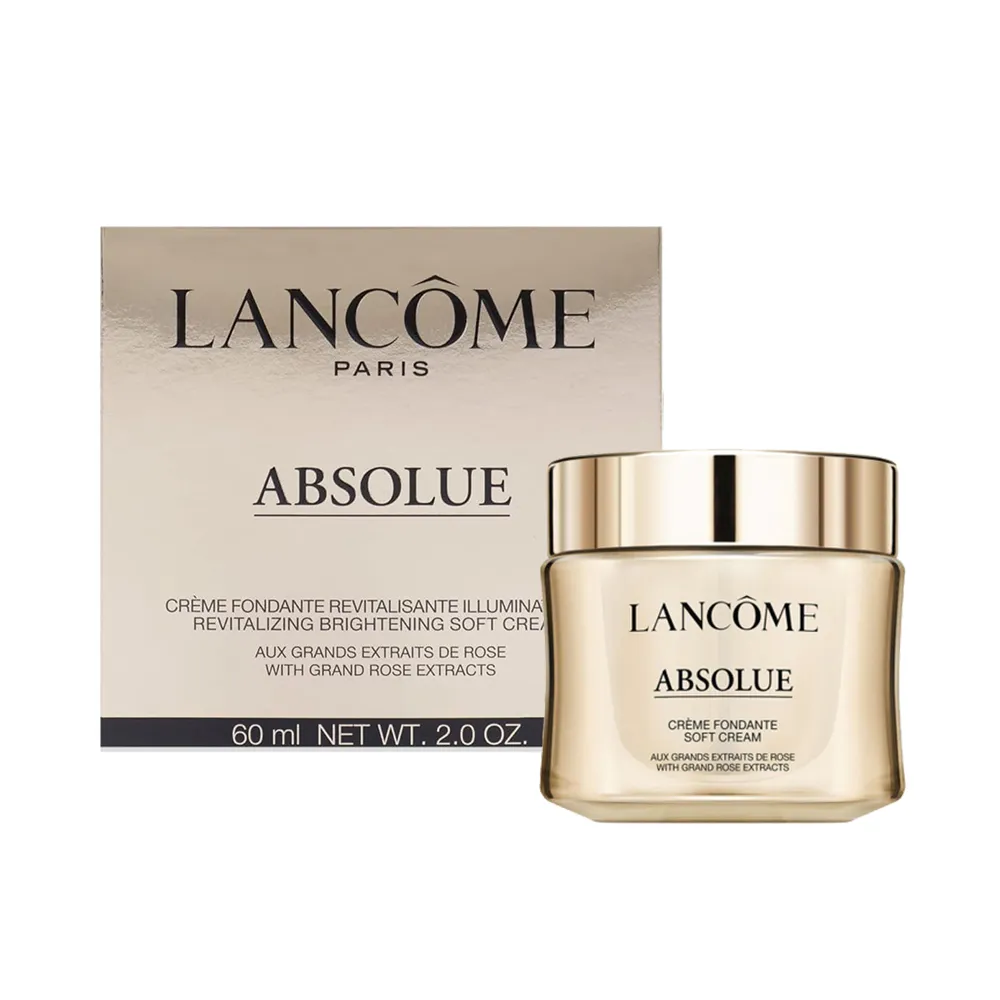 【LANCOME 蘭蔻】絕對完美黃金玫瑰修護乳霜60ml 經典版(國際航空版)限量組