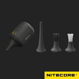 【NITECORE】BB nano 多用途迷你電動氣吹+NIA008 加強清潔套裝(加長矽膠吹嘴+通用毛刷吹嘴+鏡頭毛刷吹嘴)