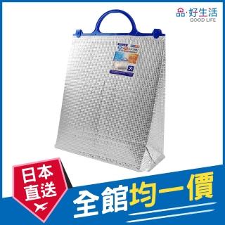 【GOOD LIFE 品好生活】手提鋁箔保冷/保溫袋/便當袋（30x36cm）(日本直送 均一價)