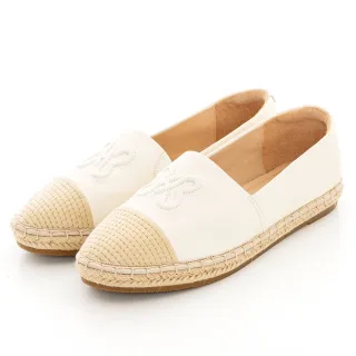【bac】立體衍縫包頭草編鞋(米白色)