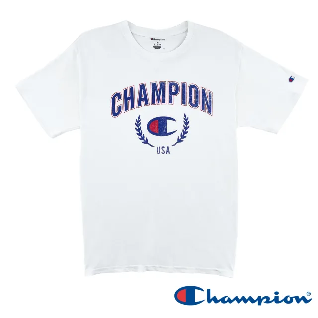 【Champion】官方直營-品牌經典款純棉短袖T恤(多款多色)