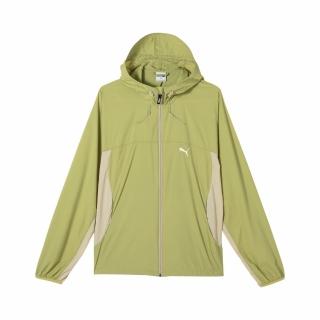 【PUMA】外套 男款 連帽風衣外套 運動外套 亞規 綠 62837089