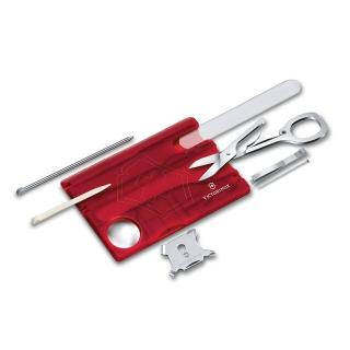 【VICTORINOX 瑞士維氏】13用瑞士卡(紅)