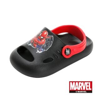 【Marvel 漫威】童鞋 蜘蛛人 護趾涼鞋/透氣 輕量 防水 臺灣製 黑紅(MNKT45050)