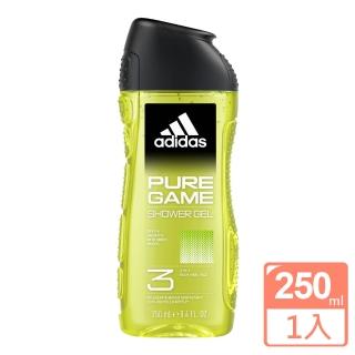 【adidas 愛迪達】三合一潔顏洗髮沐浴露-超越挑戰(250ml)