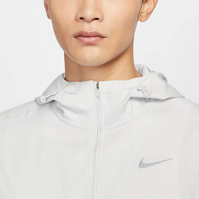 【NIKE 耐吉】外套 男款 運動連帽外套 AS M NK IMP LGHT WINDRNNER JKT 白藍 FB7541-094