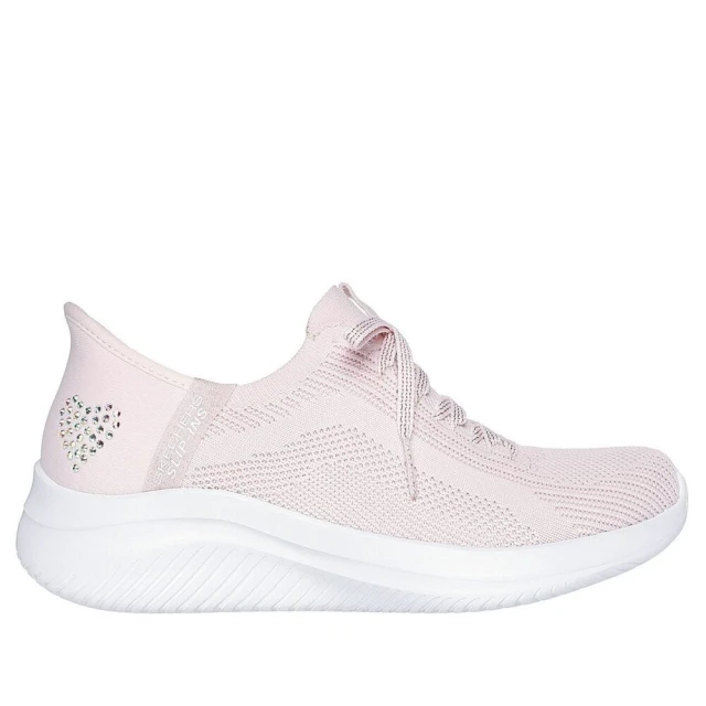 SKECHERS Ultra Flex 3.0 女 健走鞋 休閒 步行 愛心水鑽 瞬穿 淺粉(150177LTPK)