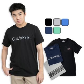 【Calvin Klein 凱文克萊】短T 現貨 男款 簡約英文字 T恤 短袖 素T CK 上衣 觸感佳(短袖 T恤)