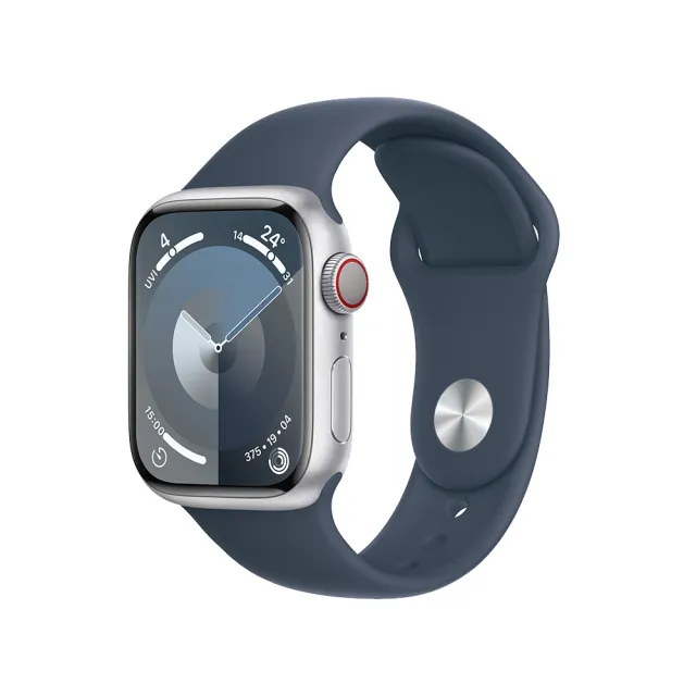 不鏽鋼錶帶組【Apple】Apple Watch S9 LTE 41mm(鋁金屬錶殼搭配運動型錶帶)