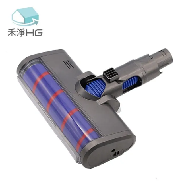 【禾淨家用HG】Dyson 適用V6全系列 副廠吸塵器配件 LED單滾筒電動吸頭(1入/組)