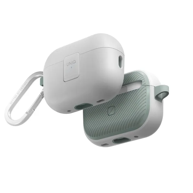 【UNIQ】AirPods Pro 2代 2022 Clyde 卡扣式雙料保護套 附登山扣