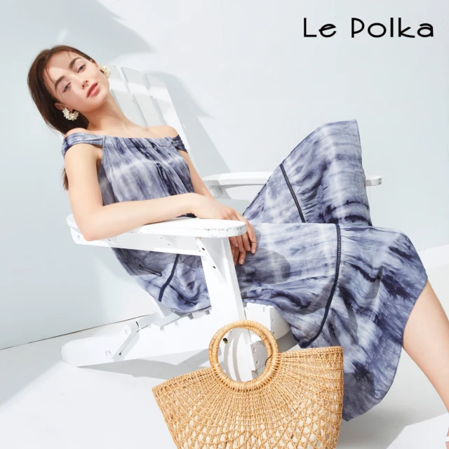 Le Polka 微工裝A字五分短褲-女好評推薦