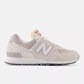 【NEW BALANCE】休閒鞋 574 情侶鞋 奶茶色 D楦 麂皮 復古 運動鞋(U574RCD  ∞)