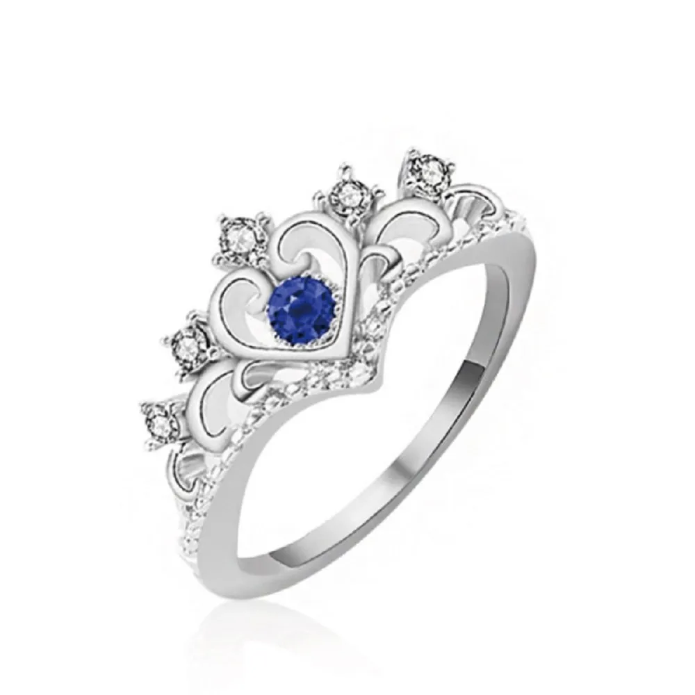 【Sayaka 紗彌佳】戒指 飾品  愛的祝福華麗心型鑲鑽造型戒指