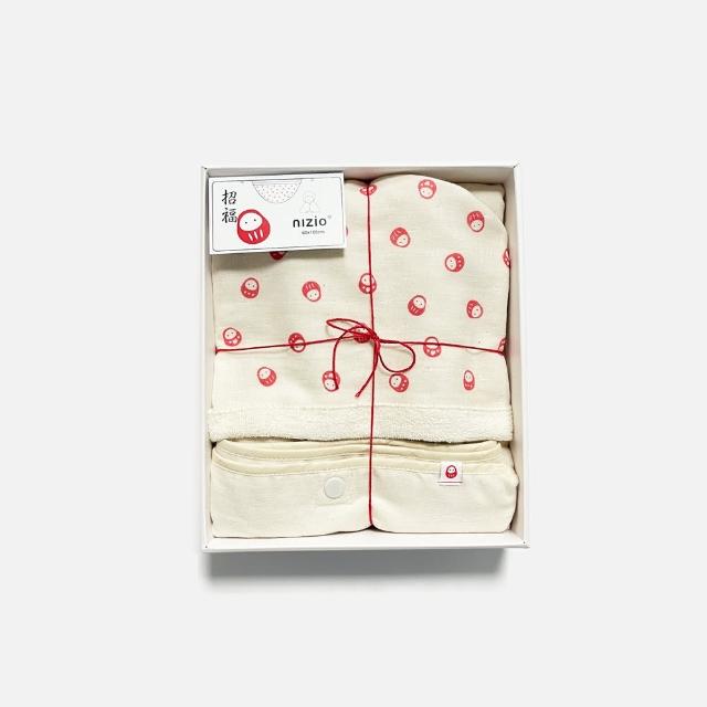 【Nizio】招福帽兜斗篷浴巾(5種花色)